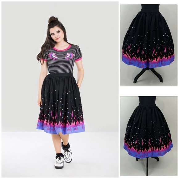 Hell Bunny Dresses & Skirts - NWT Hell Bunny Pinball 50's Skirt